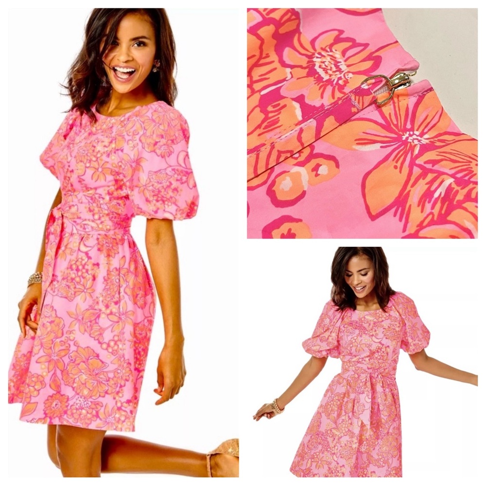 NWT Lilly Pulitzer Knoxlie Dress Mandevilla Baby Days Bloom Size 12